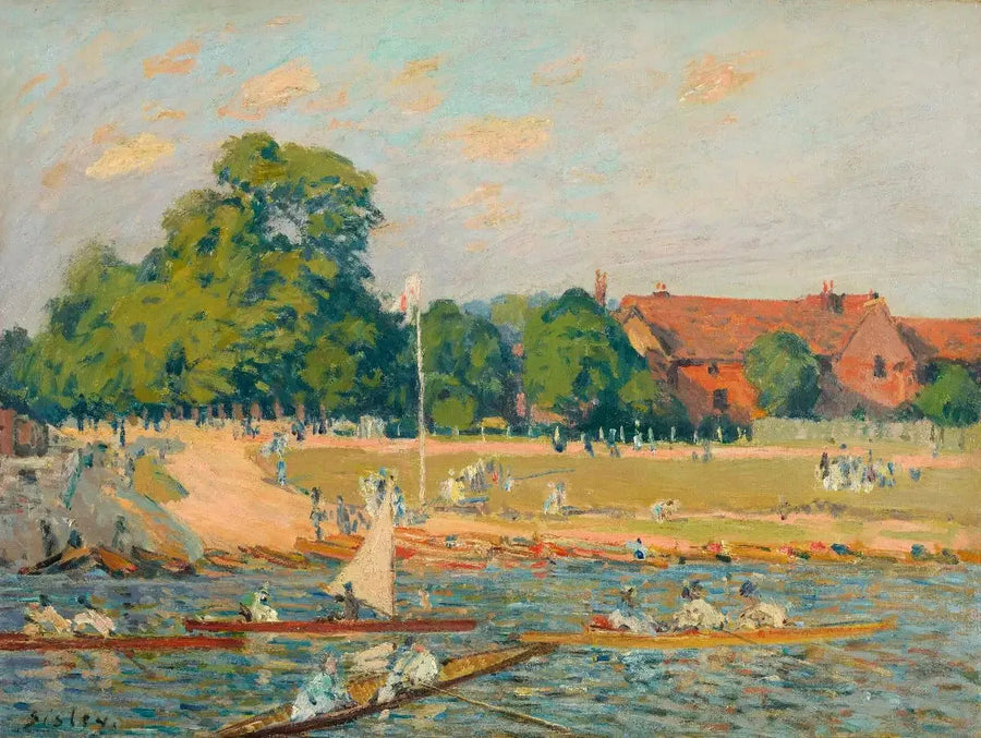 Regatat Hampton Courtissa - Alfred Sisley