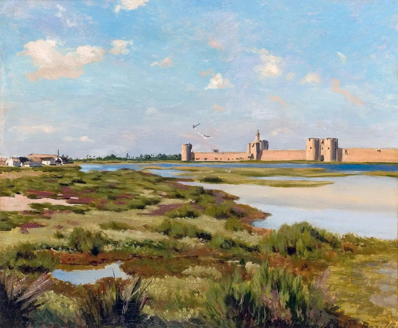 Aigues-Mortesin muuri - Frédéric Bazille