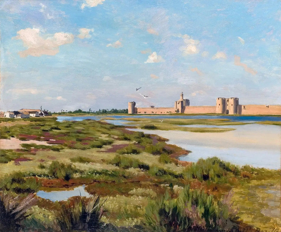 Aigues-Mortesin muuri - Frédéric Bazille