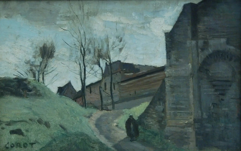 Arrasin muurit. Saint-Michelin portti - Jean-Baptiste Camille Corot
