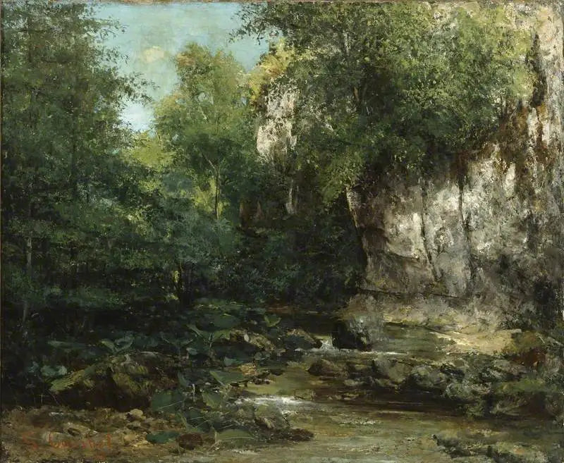 Puron rannat - Gustave Courbet