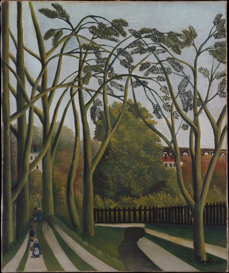 Bièvrén rannat Bicêtren lähellä - Henri Rousseau
