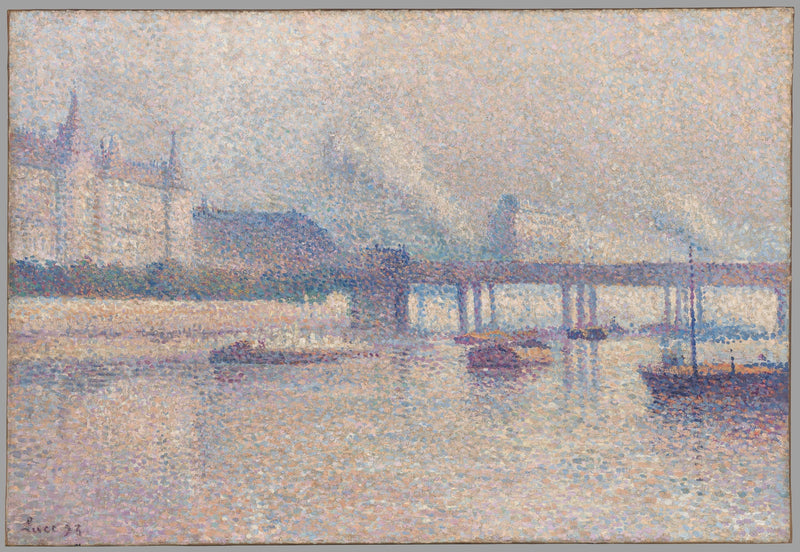 Seine-joen rannat Pariisissa - Maximilien Luce