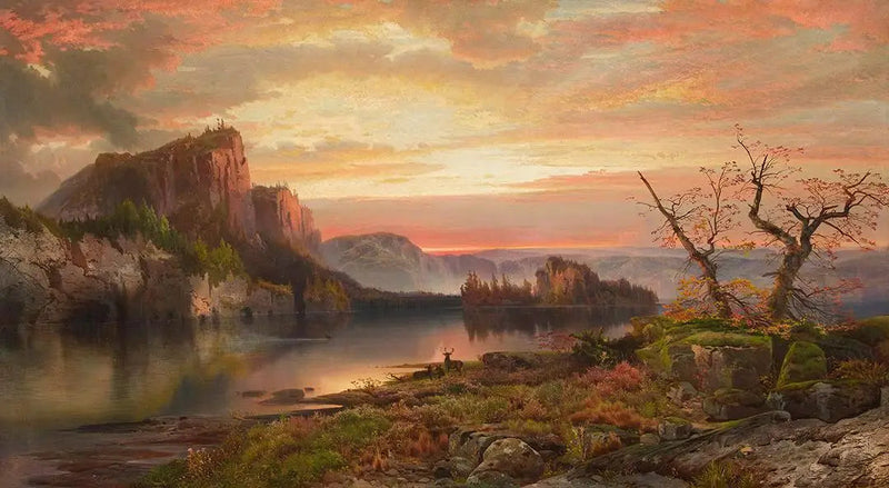 Superiorjärven rannat - Thomas Moran