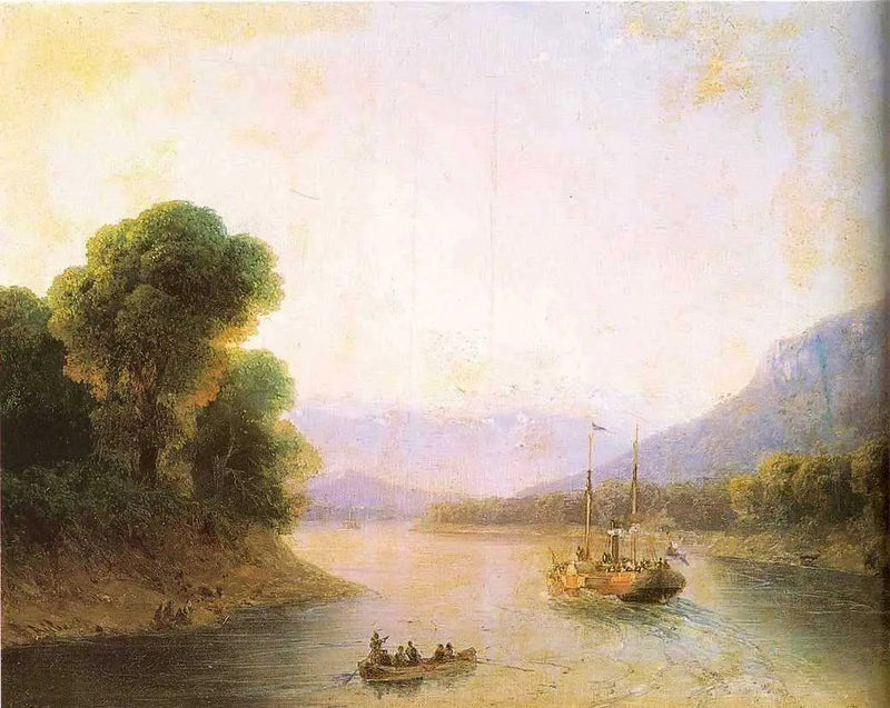 Georgian jokien virrat - Ivan Aïvazovski
