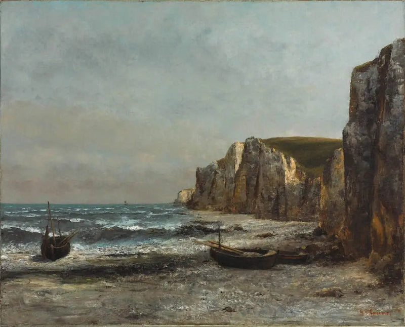 Étretatin kalliot - Gustave Courbet