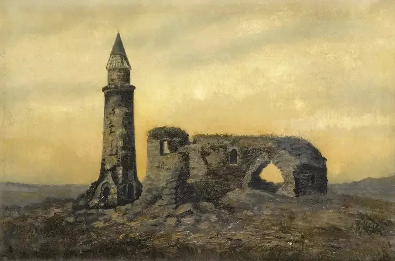 Khanin haudan ja pienen minareetin rauniot Bulgariassa - Ivan Chichkine