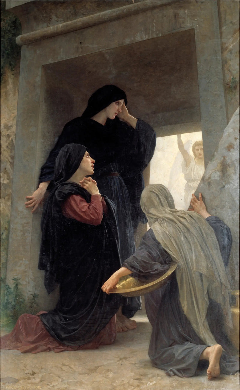 Pyhät naiset haudalla - Bouguereau