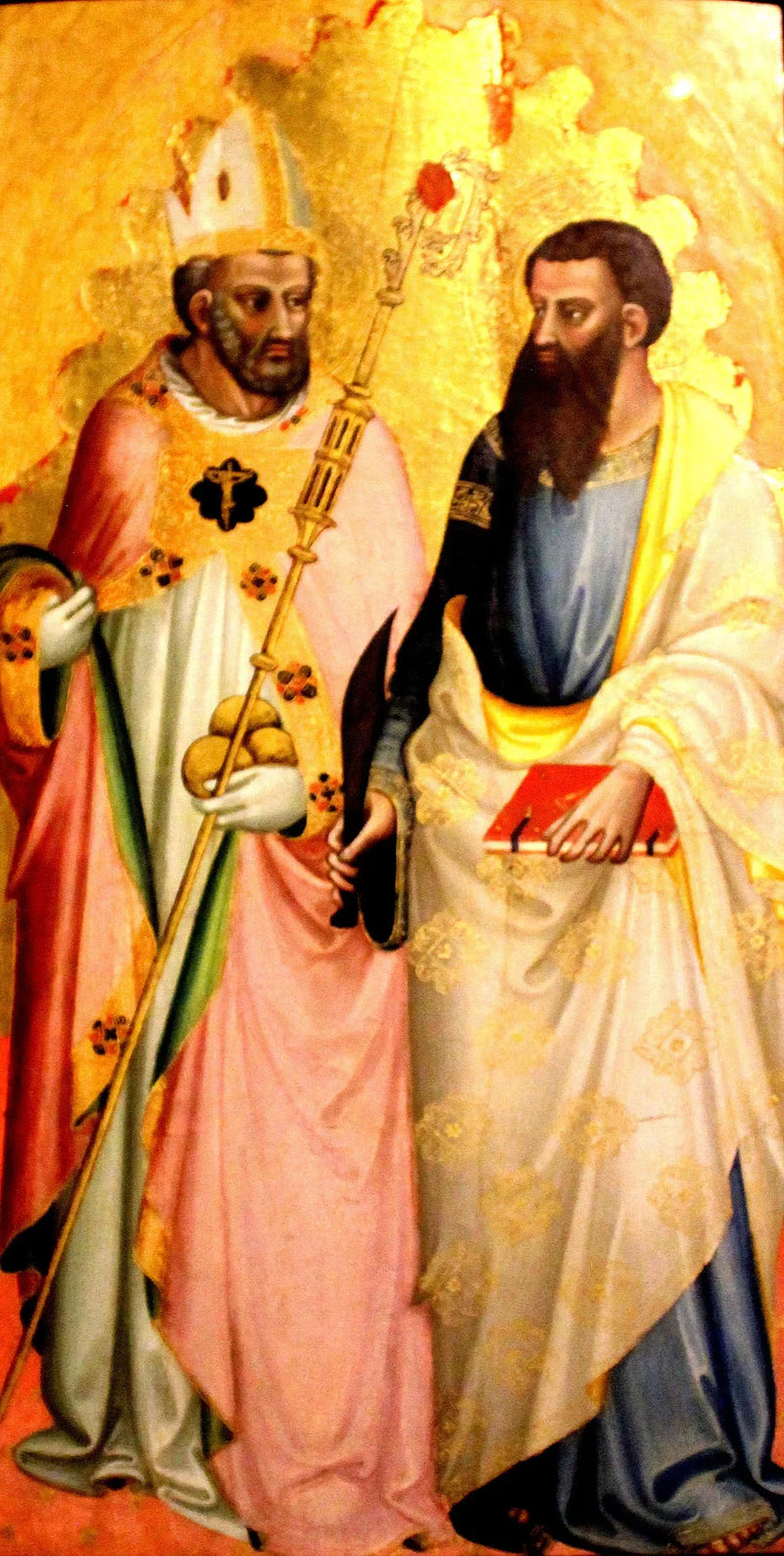 Pyhät Nikolaus ja Barthélemy - Bicci di Lorenzo