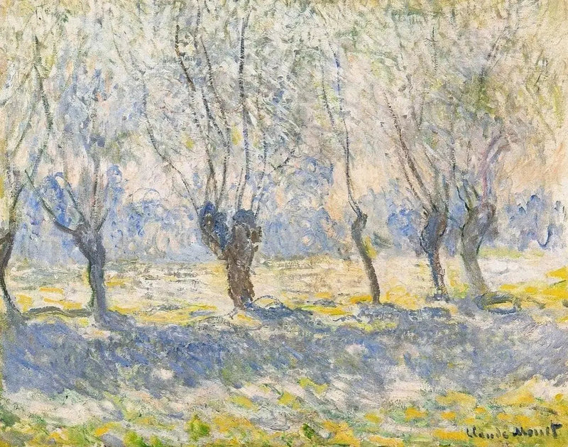 Les Saules, Jeffrey - Claude Monet