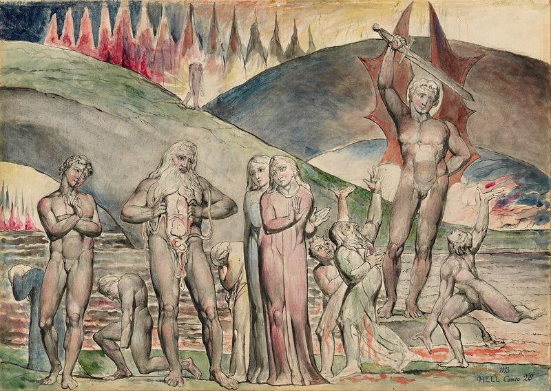 Schismaattiset ja eriporukan levittäjät - Muhammad - William Blake