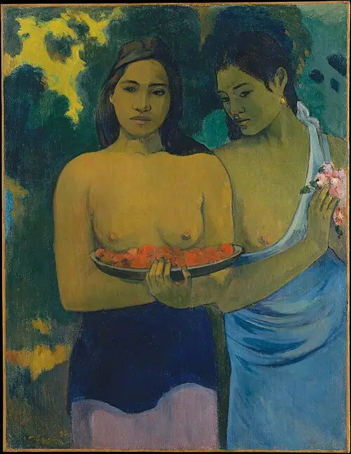 Punakukkaiset rinnat - Paul Gauguin
