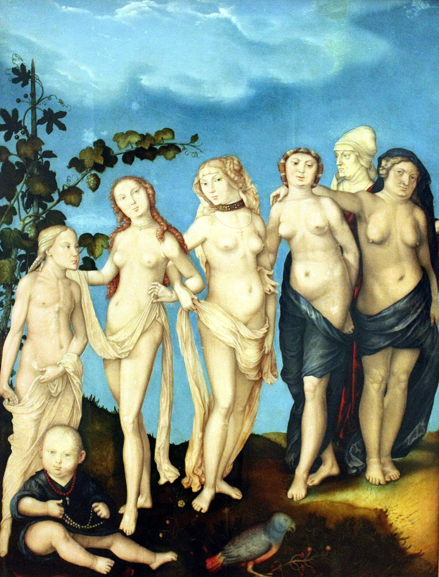 Naisen seitsemän ikää - Hans Baldung Grien