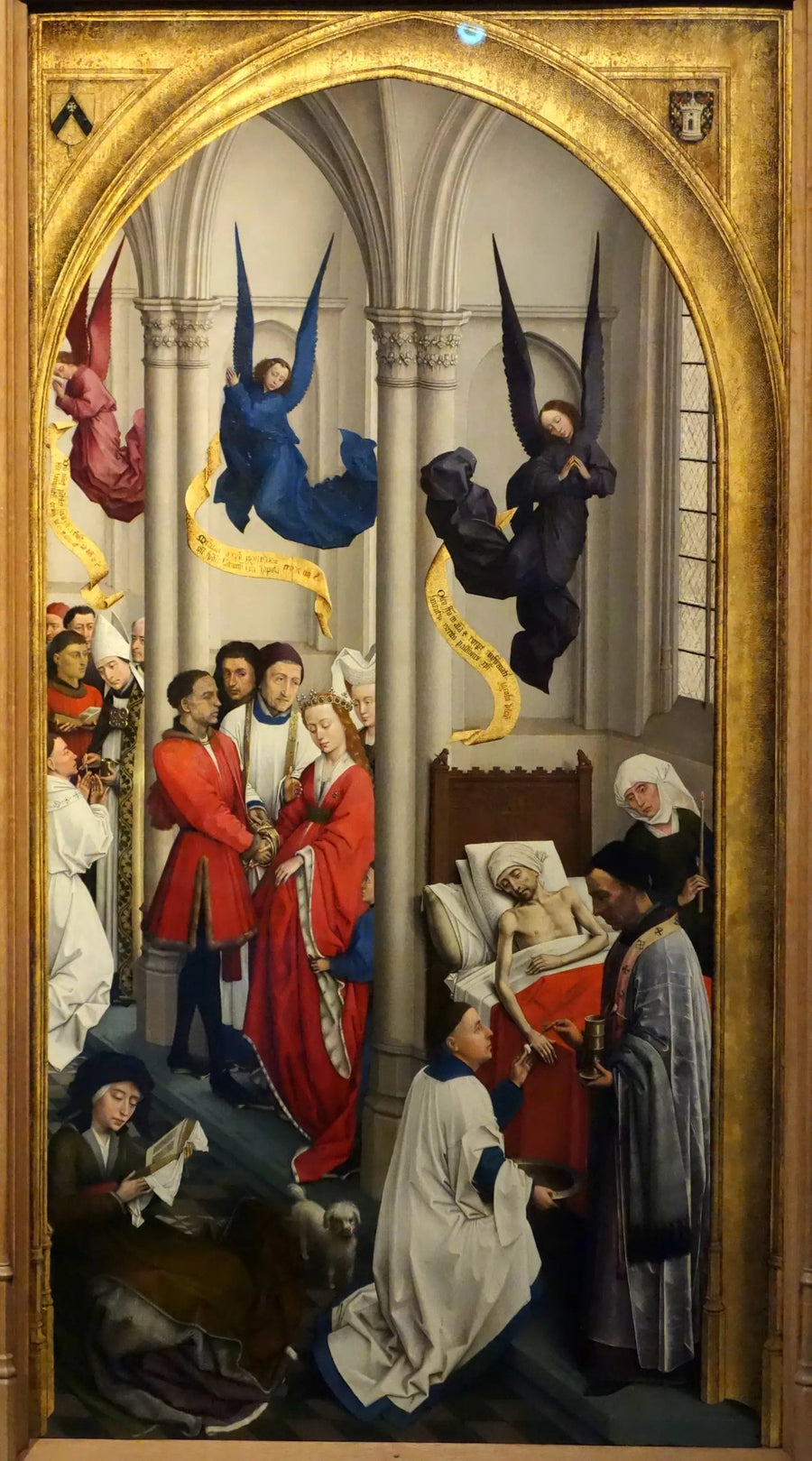 Seitsemän sakramenttia (oikea paneeli) - Rogier van der Weyden