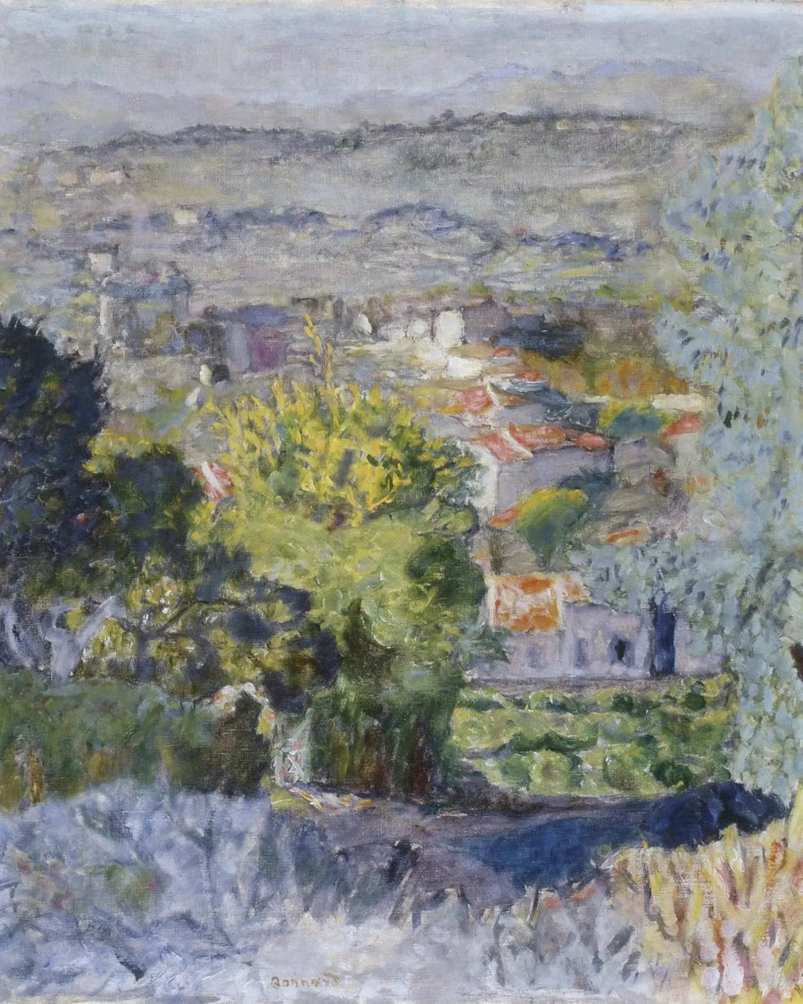 Katot mimosojen läpi, maisema Cannet'ssa - Pierre Bonnard