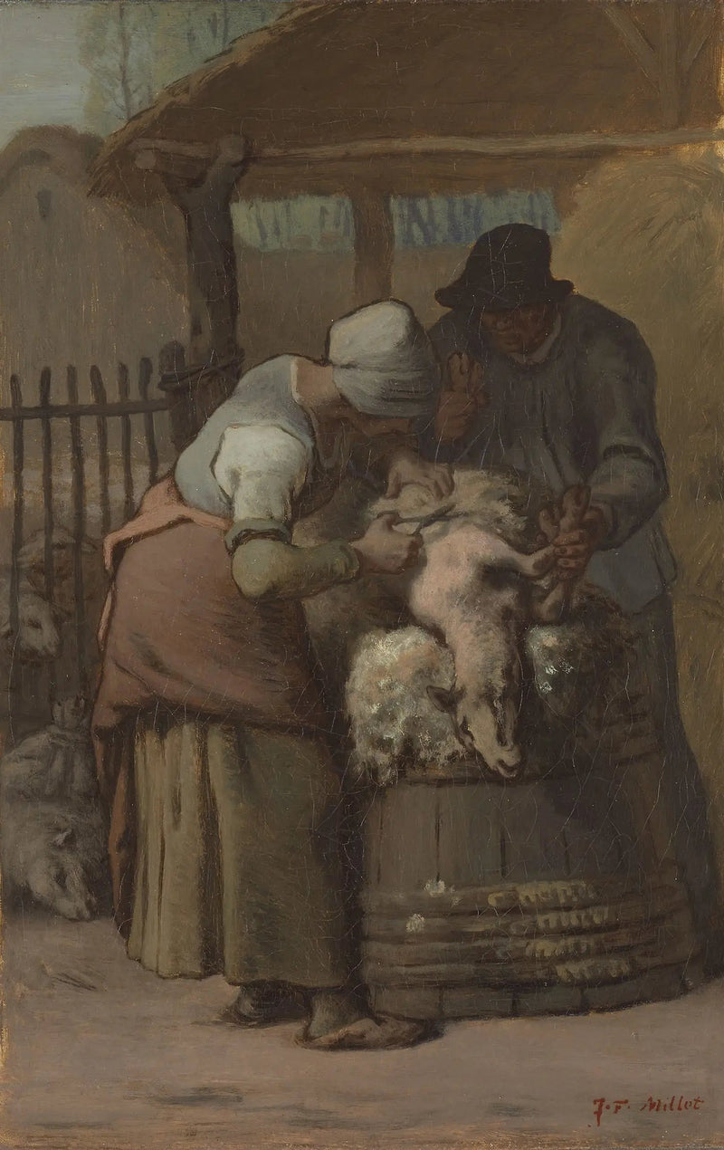 Lammasleikkurit - Jean-François Millet