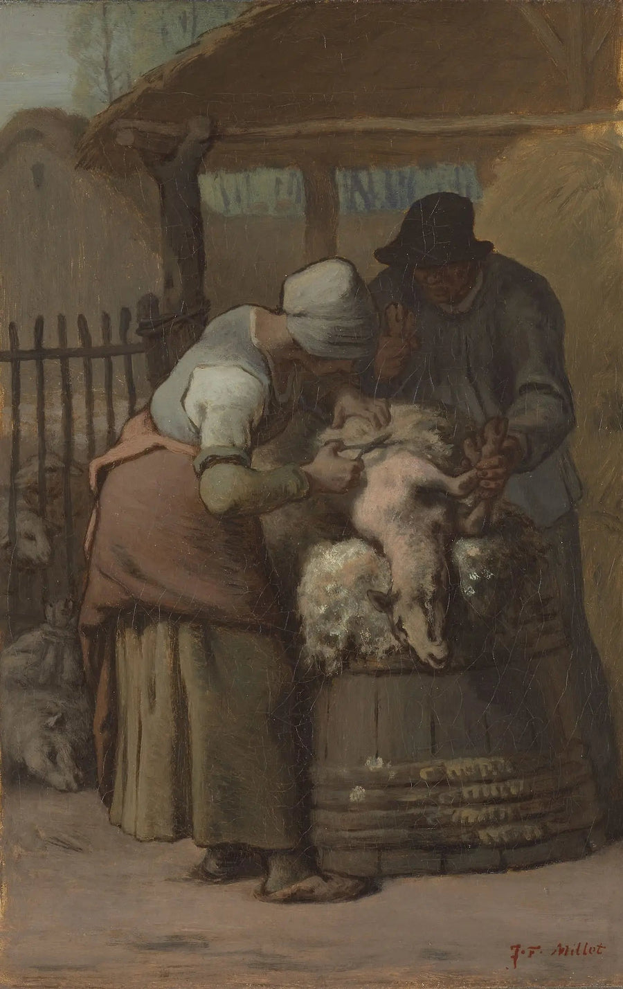 Lammasleikkurit - Jean-François Millet