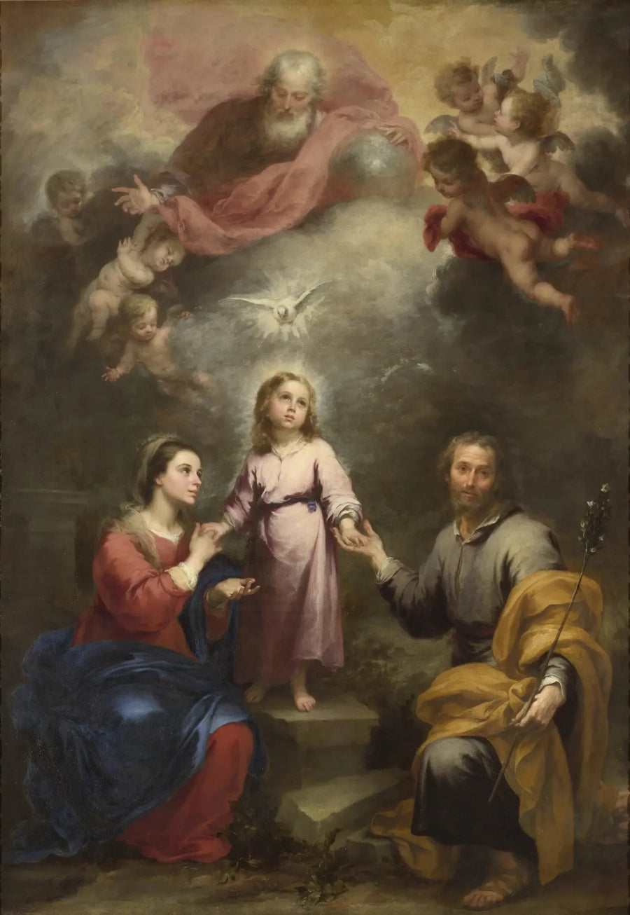 Taivaalliset ja Maalliset Kolmiyhteydet - Bartolomé Esteban Murillo