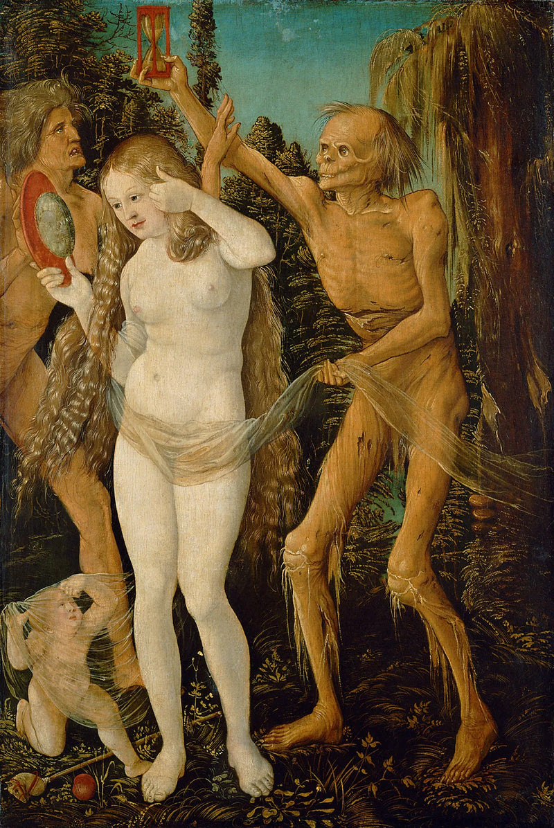 Elämän ja kuoleman kolme ikää - Hans Baldung Grien