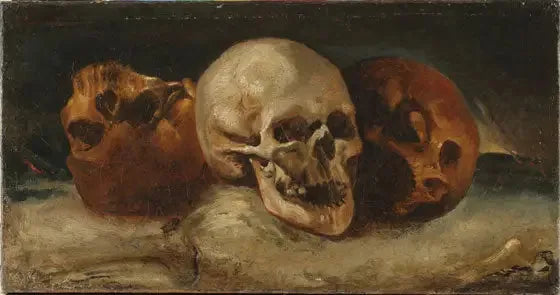 Kolme pääkalloa - Théodore Géricault