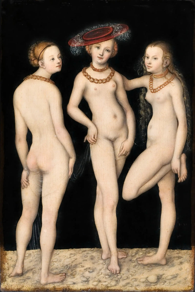 Kolme Kädentyttä - Lucas Cranach vanhempi