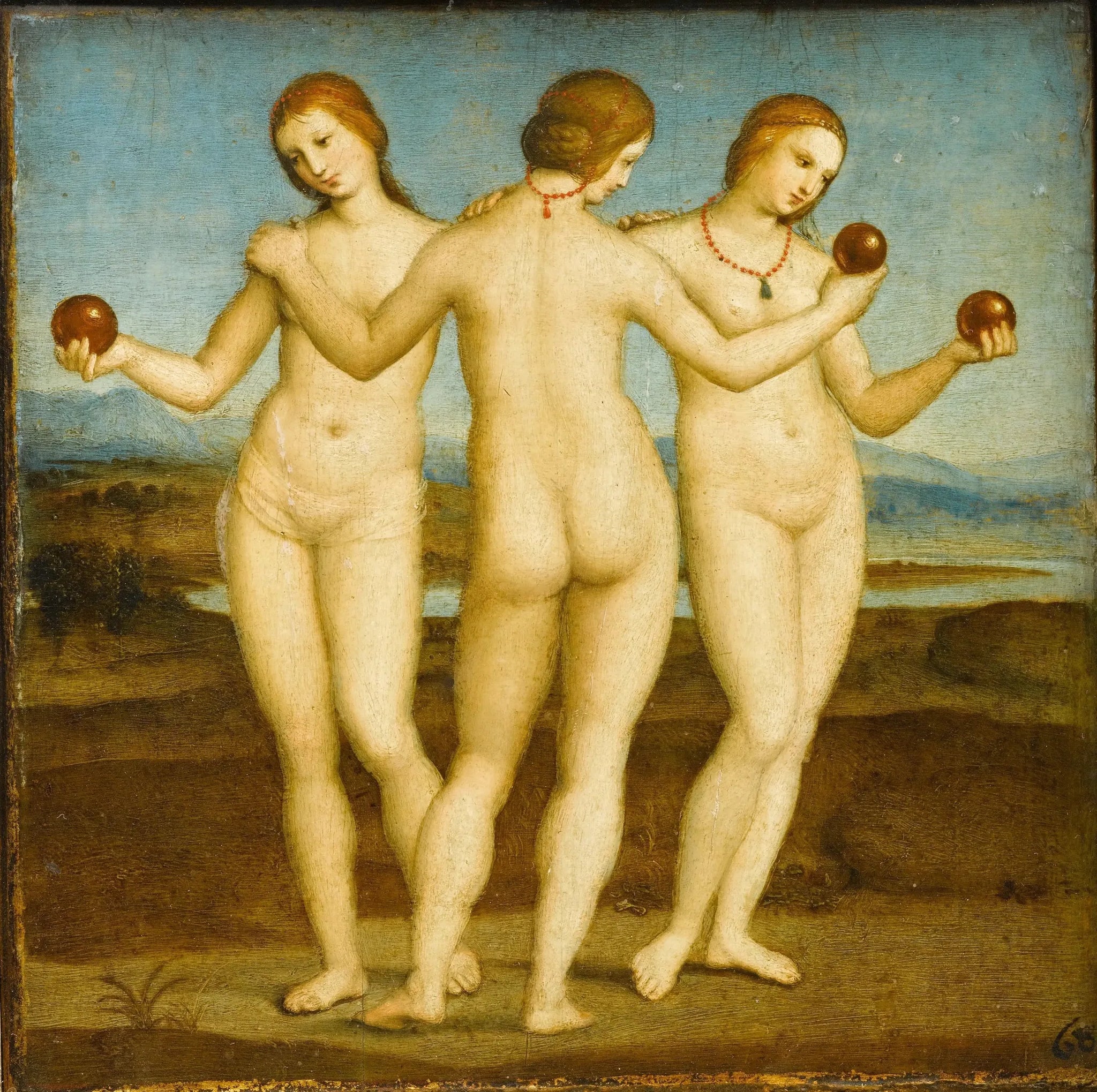 Les Trois Grâces - Raphaël Sanzio image 1 tableau peint à l’huile sur toile