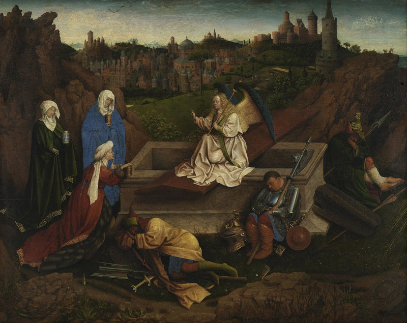Les Trois Maries au Sépulcre - Jan van Eyck
