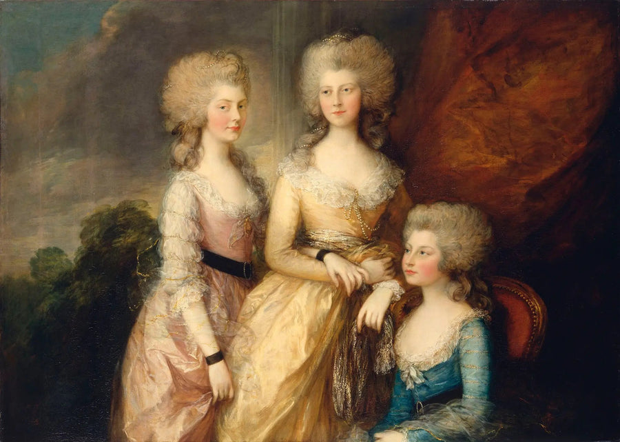 Vanhemmat kolme prinsessaa - Thomas Gainsborough