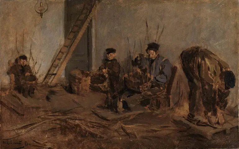 Les Vanniers (Korppinpunojat) - Max Liebermann