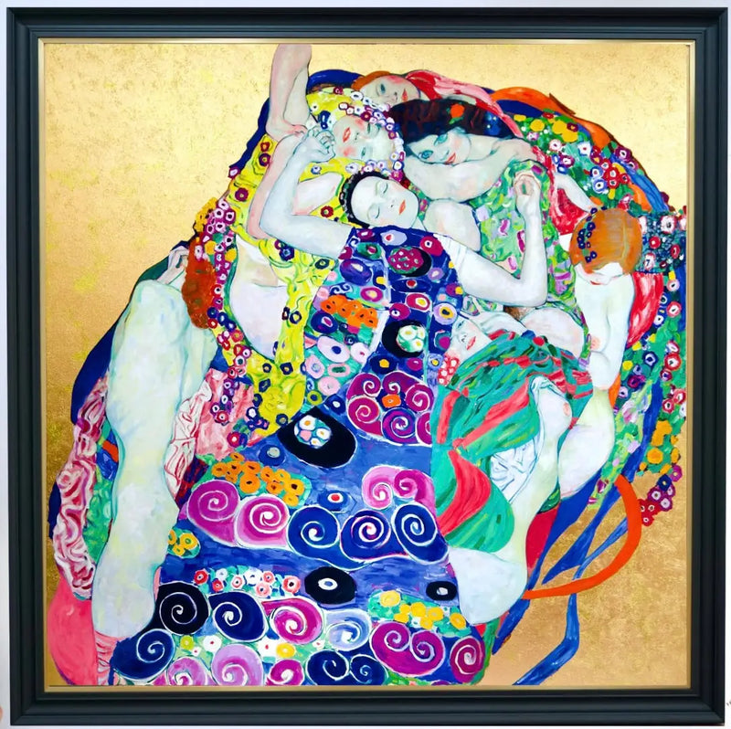 Neitsyt – Gustav Klimtin uudelleenkuviteltu teos Master Apollonin toimesta | 200 x 200 cm