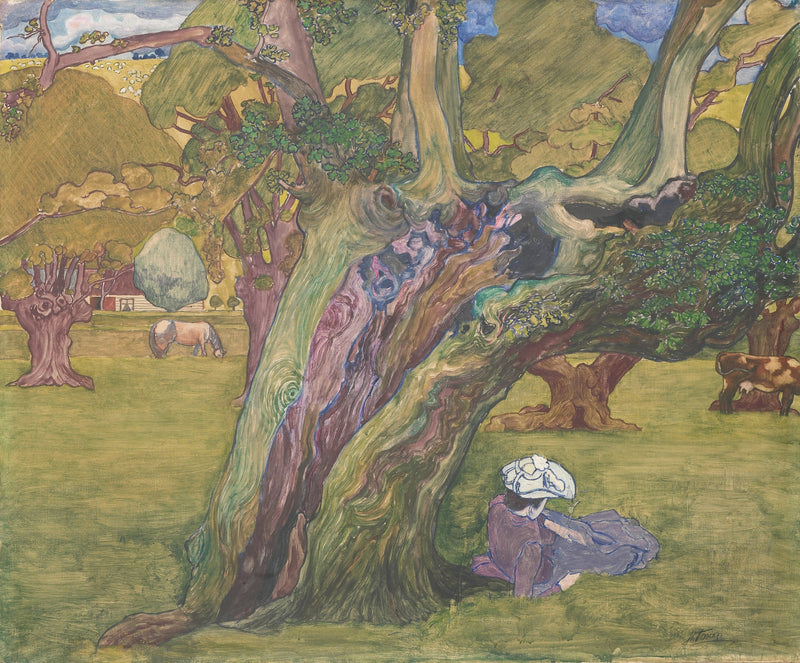 Surreyn vanhat tammet - Jan Toorop