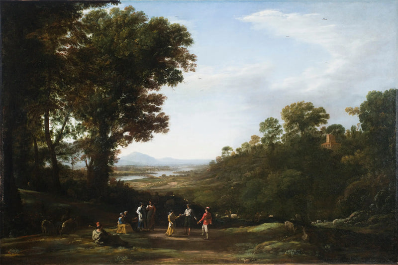 Kyläläiset tanssivat - Claude Lorrain