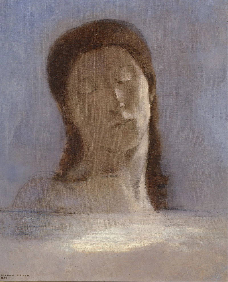 Silmät kiinni - Odilon Redon