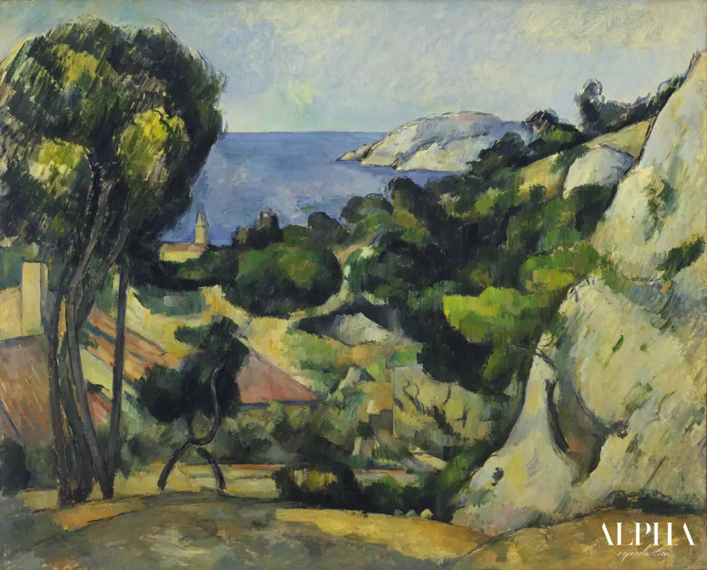 L'Estaque - Paul Cézanne - Reproductions de tableaux et peintures haut de gamme