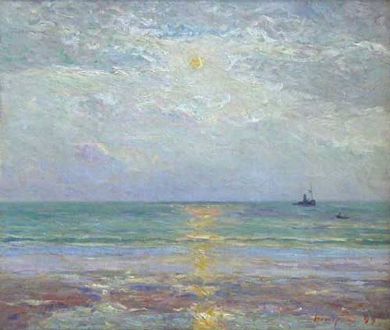 Auringonnousu auringonlaskun aikaan - Maxime Maufra