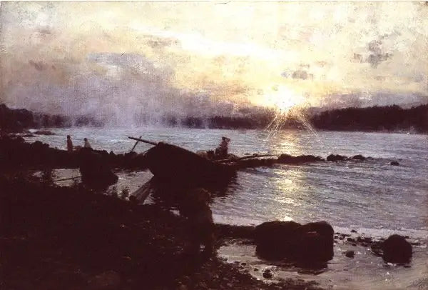 Auringonnousu Dvina lännessä - Ilya Repin