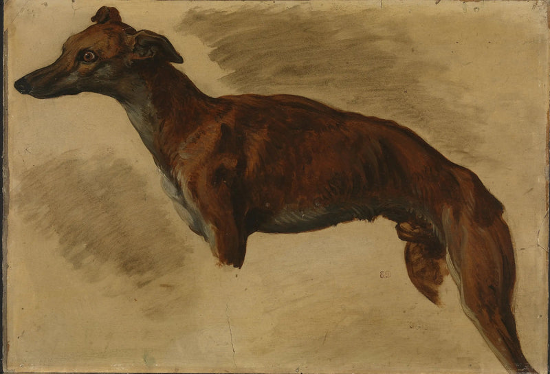 Vinttikoira - Eugène Delacroix
