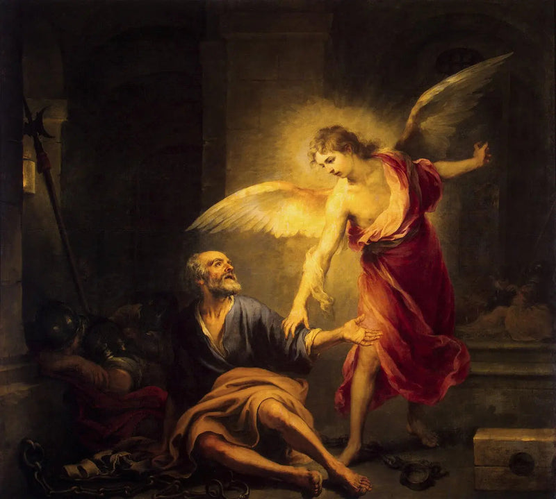 Saint-Pietarin vapauttaminen - Bartolomé Esteban Murillo