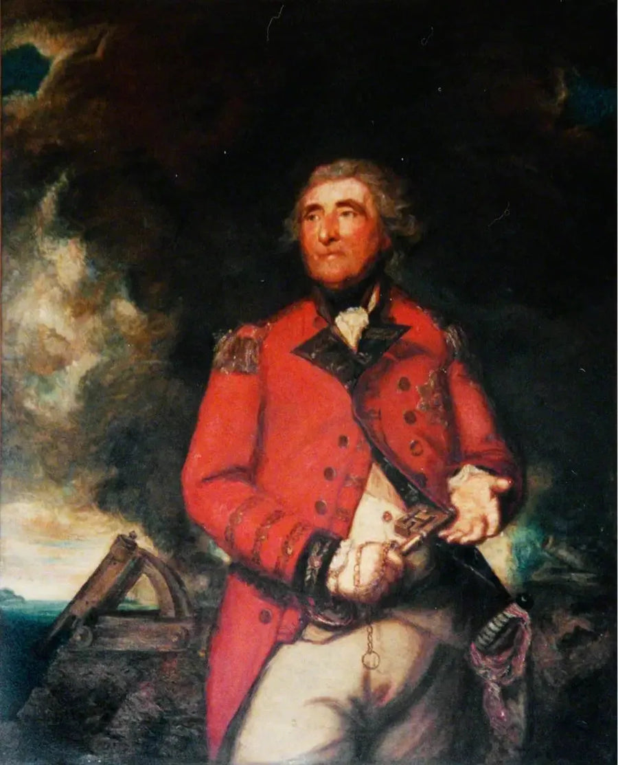 Luutnantti-generaliluutnantti George Augustus Eliott (1717–1790), 1. paroni Heathfield, kenraali ja Gibraltarin puolustaja, Gibraltarin kuvernööri (1777–1790) - Joshua Reynolds