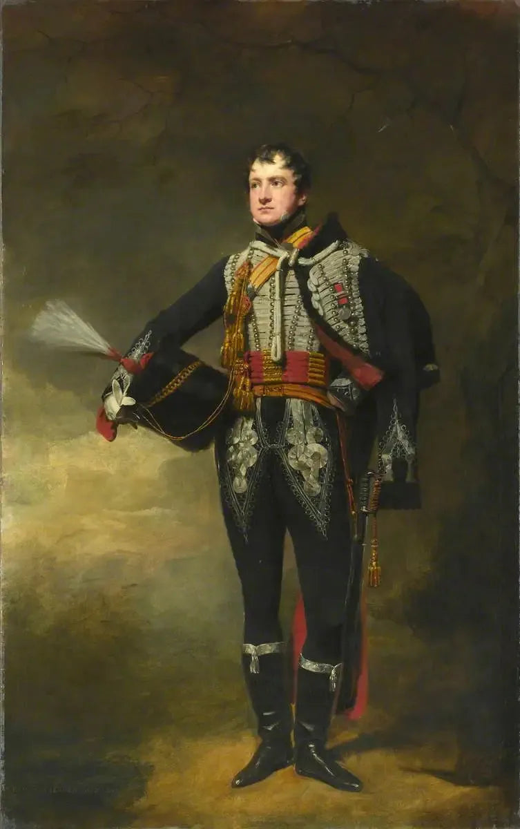 Luutnantti John James Douglas (myöhemmin kapteeni Sir John James Scott-Douglas, baronetti) (1792–1836), 15. kevyiden ratsujoukkojen (hussarien) rykmentti, noin 1819 - Henry Raeburn