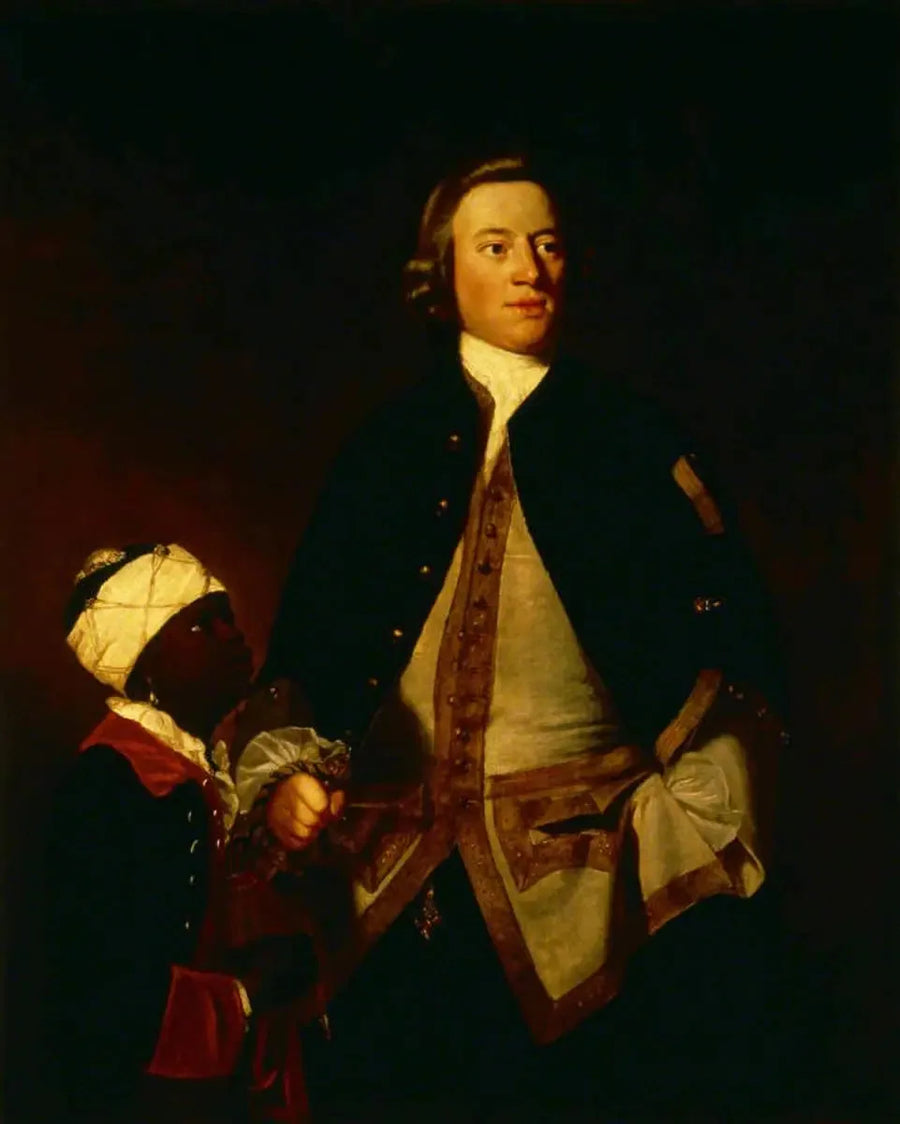 Luutnantti, sitten kapteeni, Paul Henry Ourry, kansanedustaja (1719-1783) nimeltä « Jersey » - Joshua Reynolds