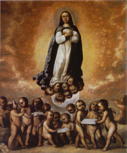 Immaculée Conception en tant qu'enfant - Francisco de Zurbarán