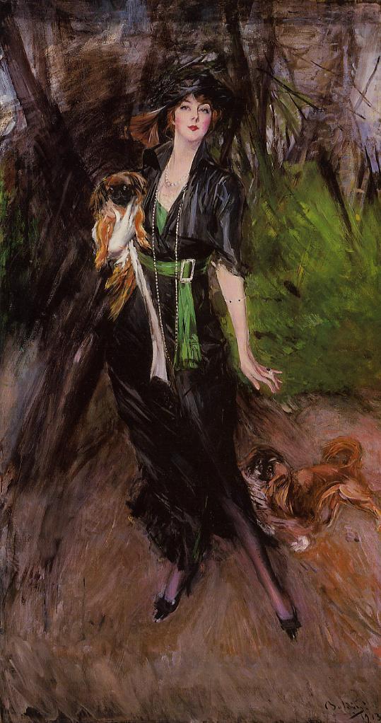 Lina Bilitis, kahdella pekiniläisellä - Giovanni Boldini