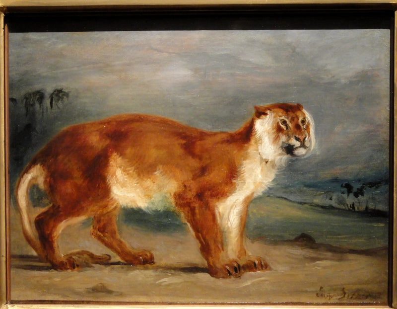 Leijona - Eugène Delacroix