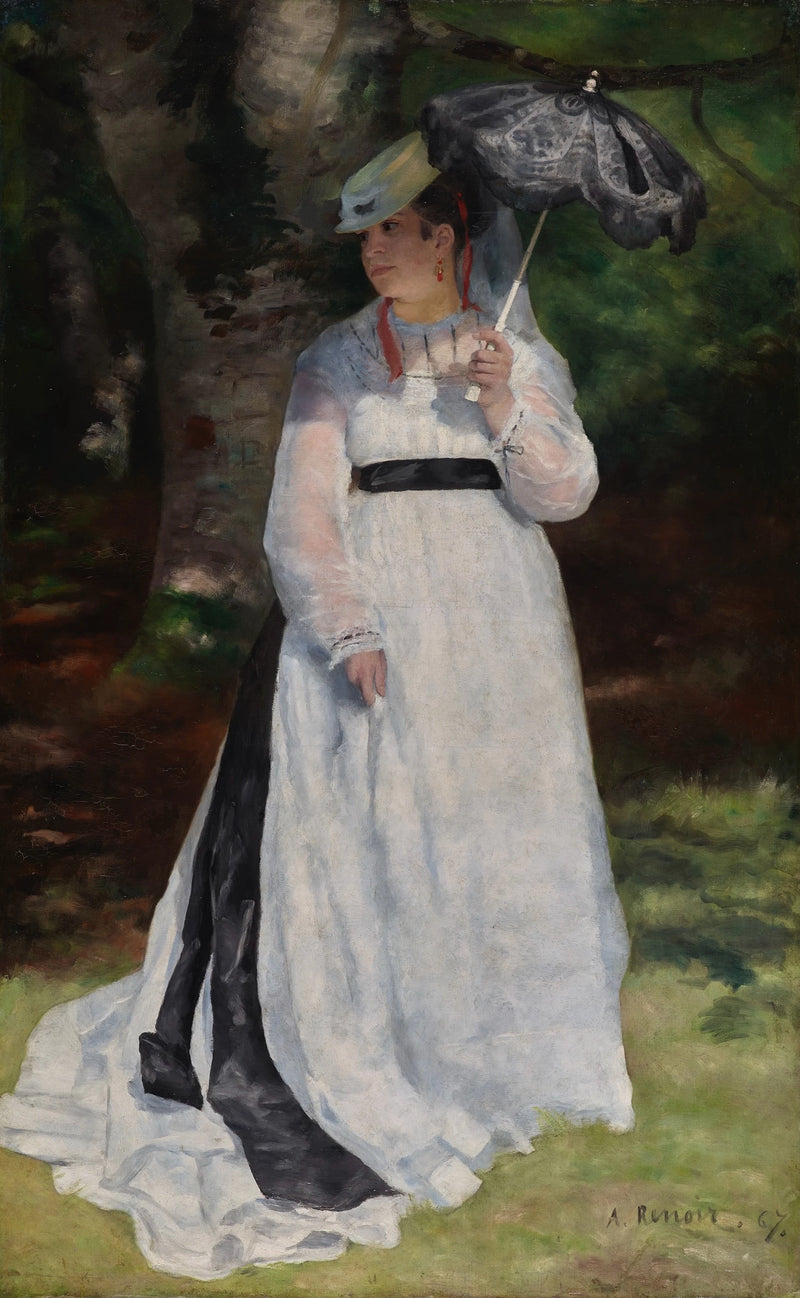 Lise varjossa - Pierre-Auguste Renoir