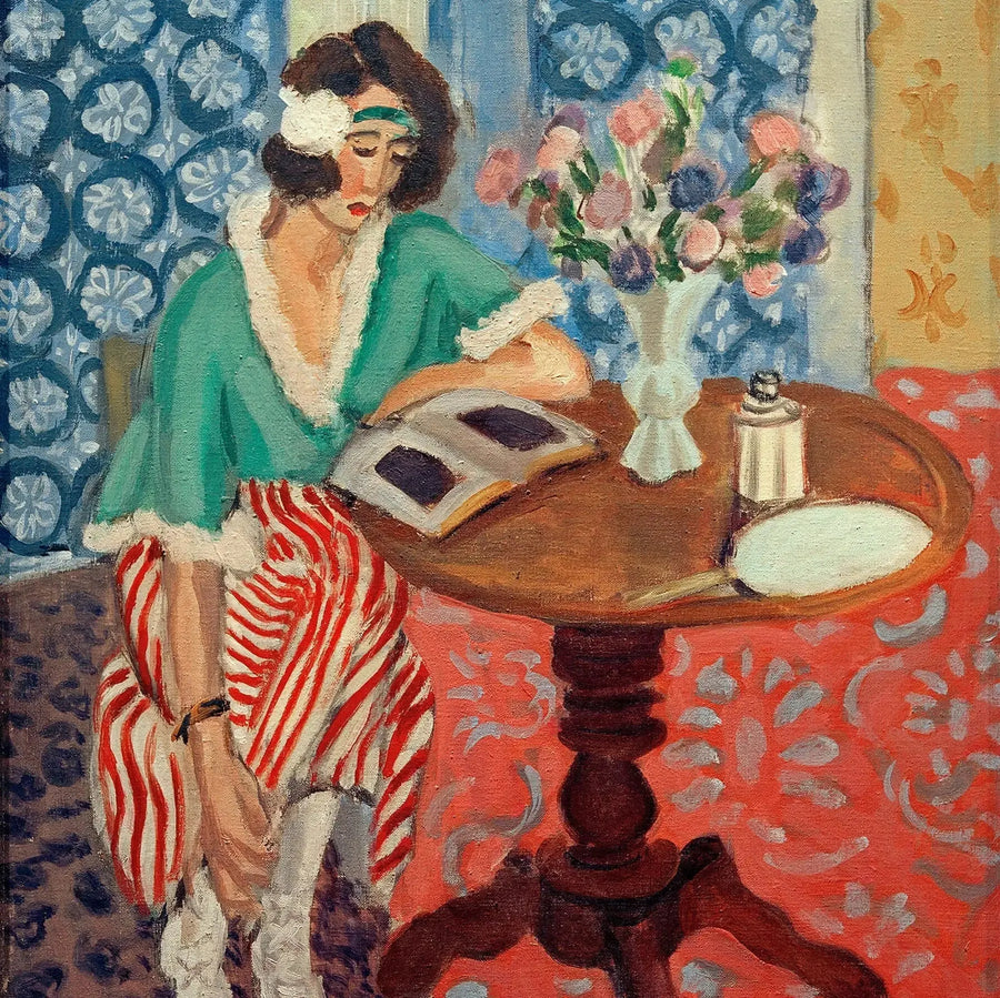 Lukuvalo pöydällä - Henri Matisse