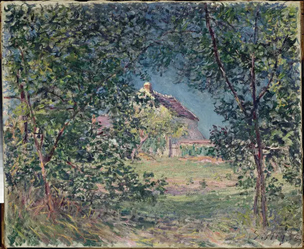 Metsänreuna keväällä - Alfred Sisley