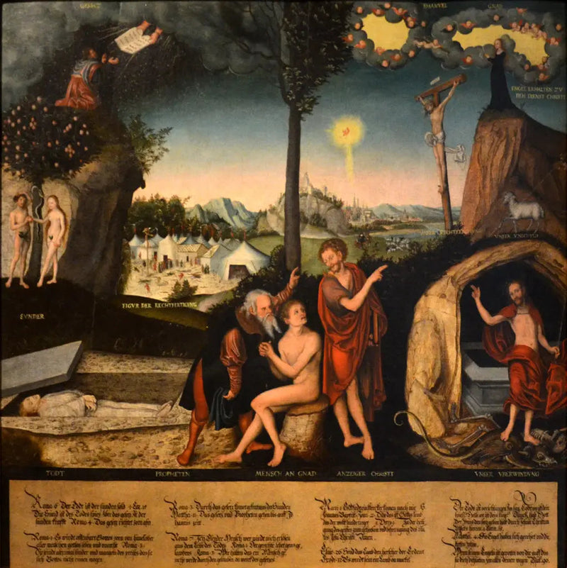 Laulu ja Evankeliumi - Lucas Cranach vanhempi