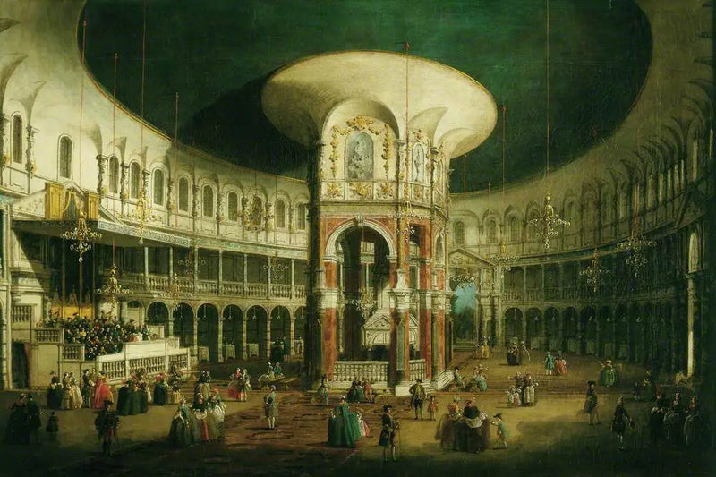 Lontoo : La Rotonde de Ranelagh - Canaletto sisätilat