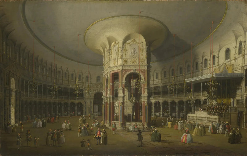 Lontoo : La Rotonde de Ranelagh - Canaletto sisätilat